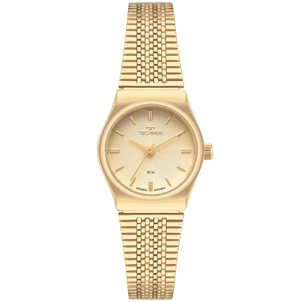 Relógio Technos Feminino Style Dourado
