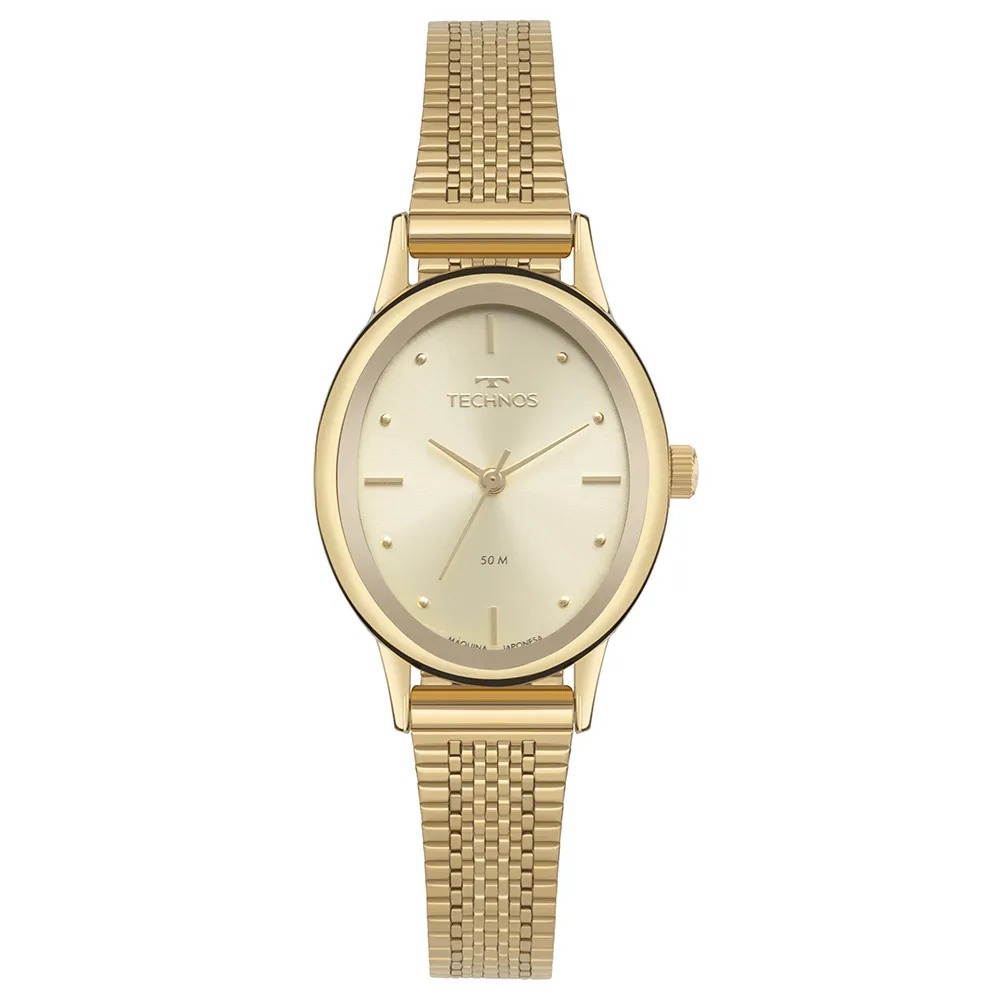 Relógio Technos Feminino Style Dourado