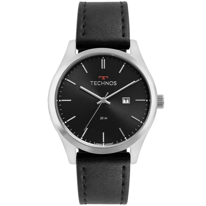 Relógio Technos Masculino Steel Prata