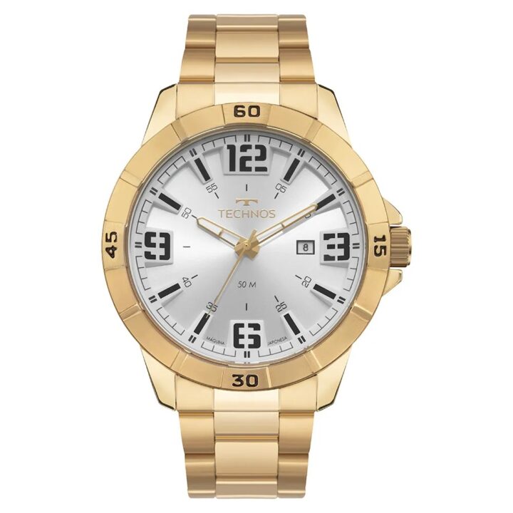 Relógio Technos Masculino Racer Premium Dourado