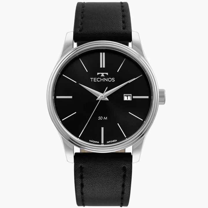 Relógio Technos Masculino Steel Prata