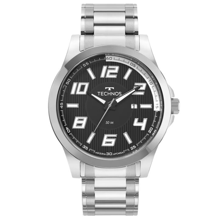 Relógio Technos Masculino Racer Prata