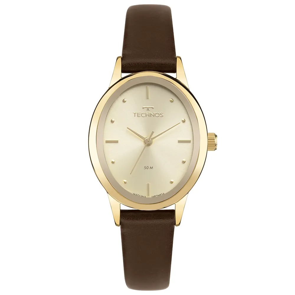 2035NFK/0X Relógio Technos Feminino Style Dourado