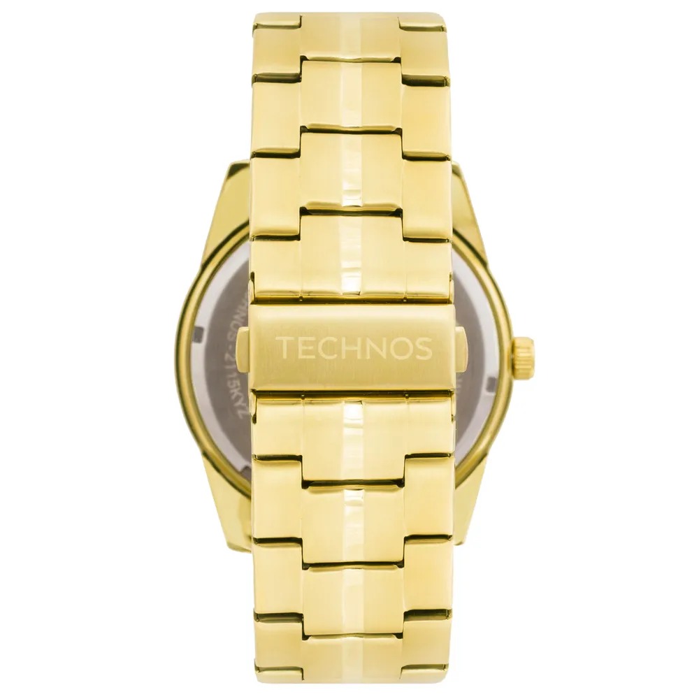 2115KYZ/4A Relógio Technos Masculino Racer Dourado