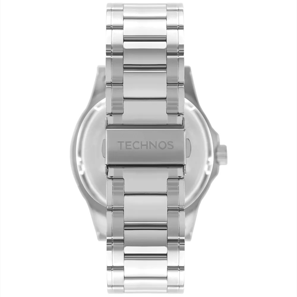 2115NBB/1K Relógio Technos Masculino Racer Prata