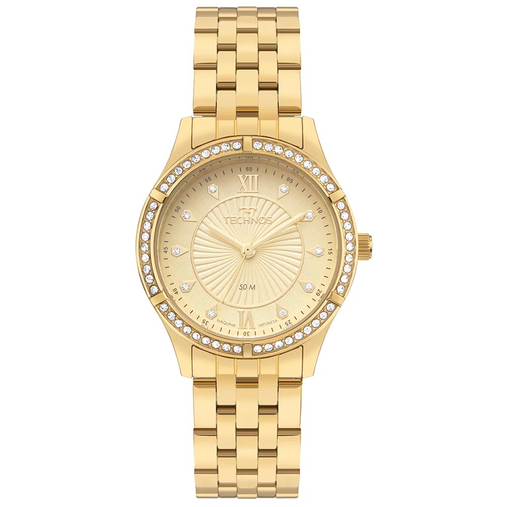 Relógio Technos Feminino Boutique Dourado
