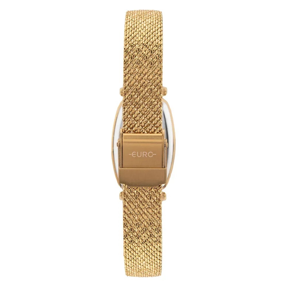 EUJHS43AAB/4D Relógio Euro Feminino Fashion Fit Glam Dourado