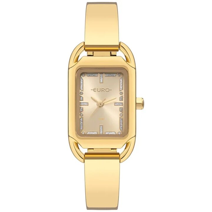 EU5Y30AB/5D Relógio Euro Feminino Unique Bangle Dourado