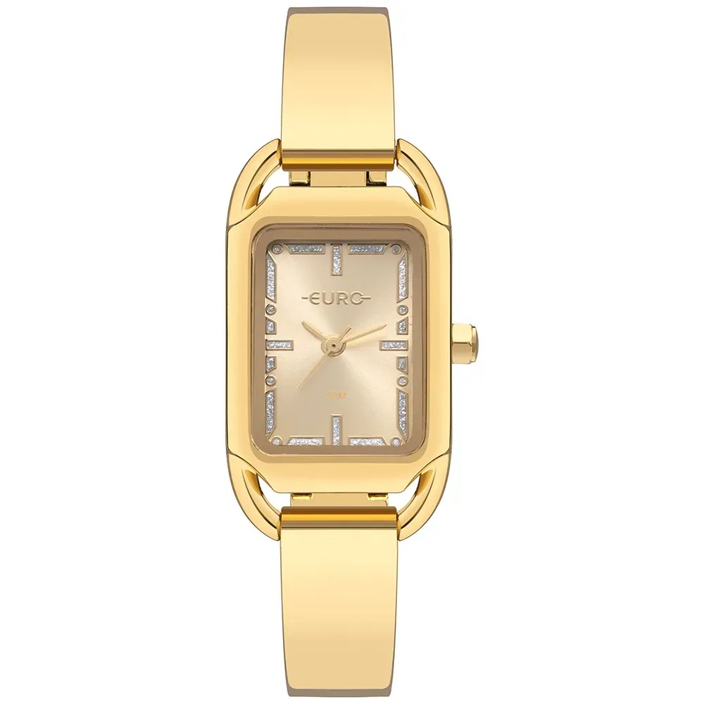 EU5Y30AB/5D Relógio Euro Feminino Unique Bangle Dourado