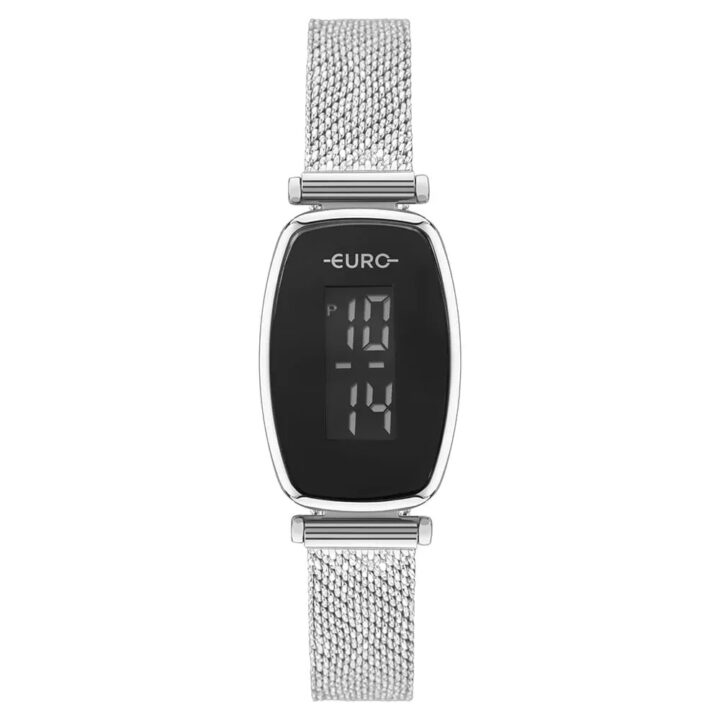 EUJHS43AAA/4K Relógio Euro Feminino Fashion Fit Glam Prata