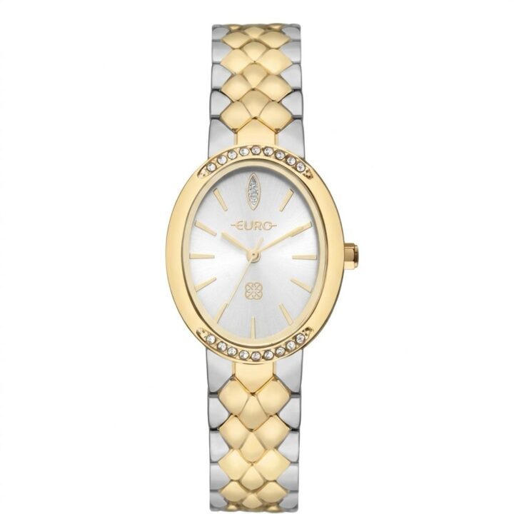 EU2035ZDG/4K Relógio Euro Feminino Serpentes Bicolor