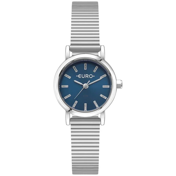 EU2035YZP/4A Relógio Euro Feminino Mini Lux Prata