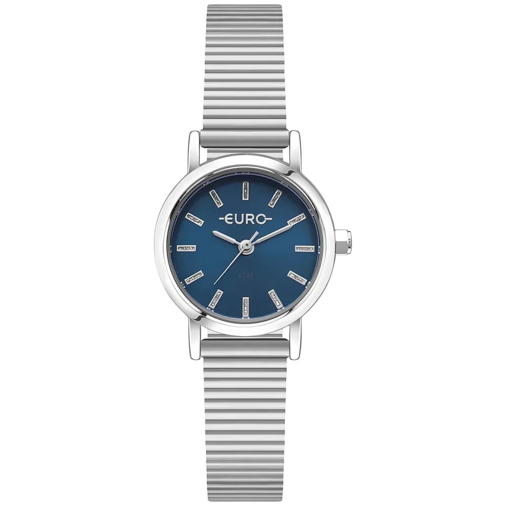 EU2035YZP/4A Relógio Euro Feminino Mini Lux Prata