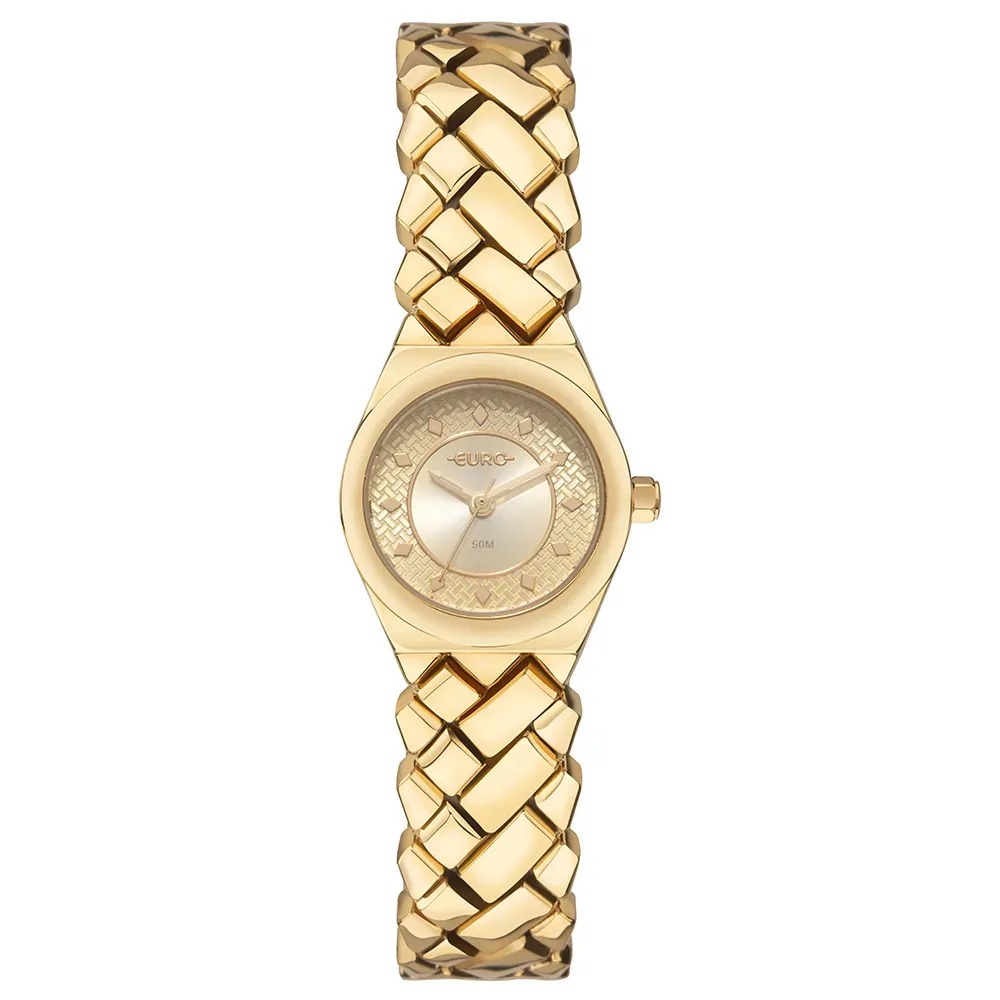 EU2035YXT/4D Relógio Euro Feminino Mini Lux Dourado