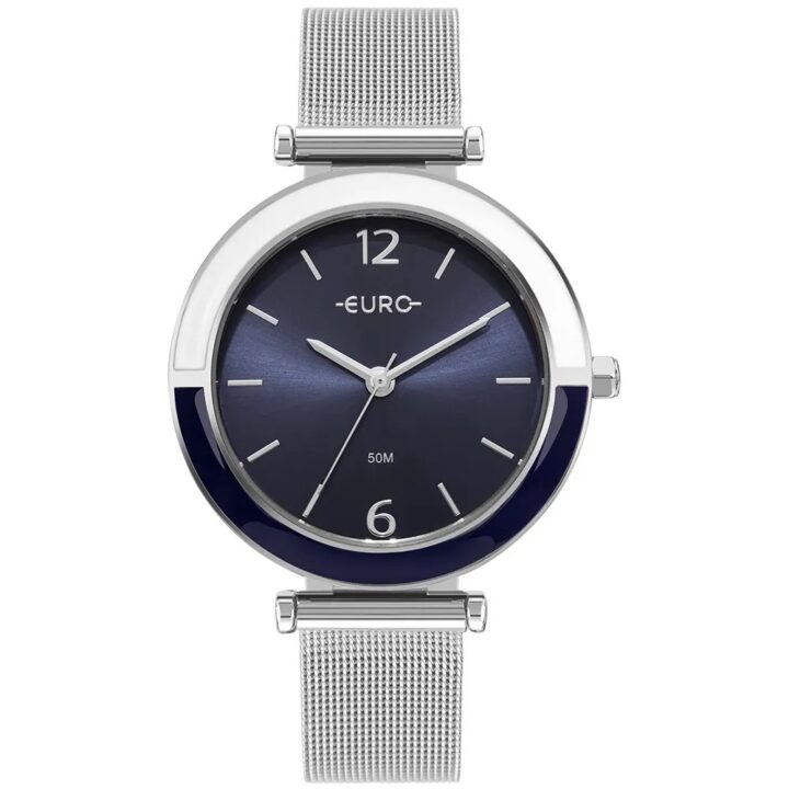EU2035YXR/4A Relógio Euro Feminino Glitz Prata