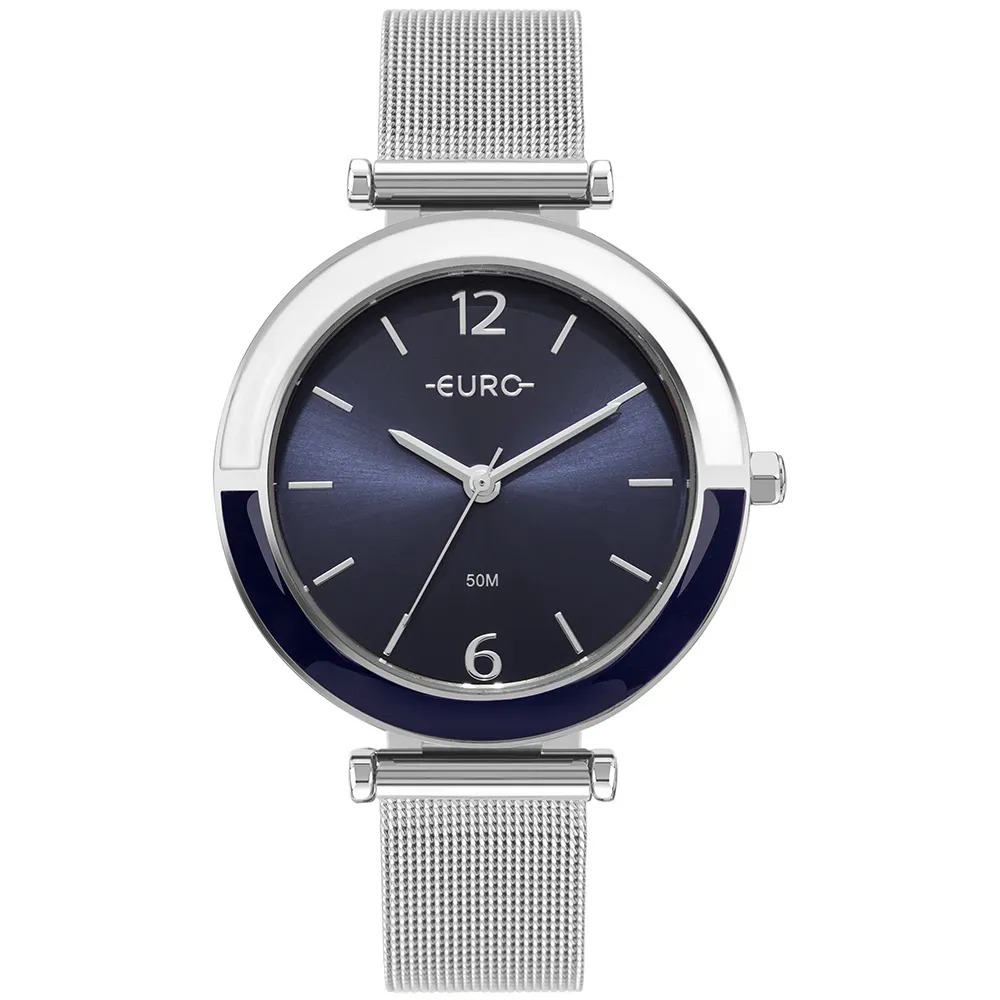 EU2035YXR/4A Relógio Euro Feminino Glitz Prata