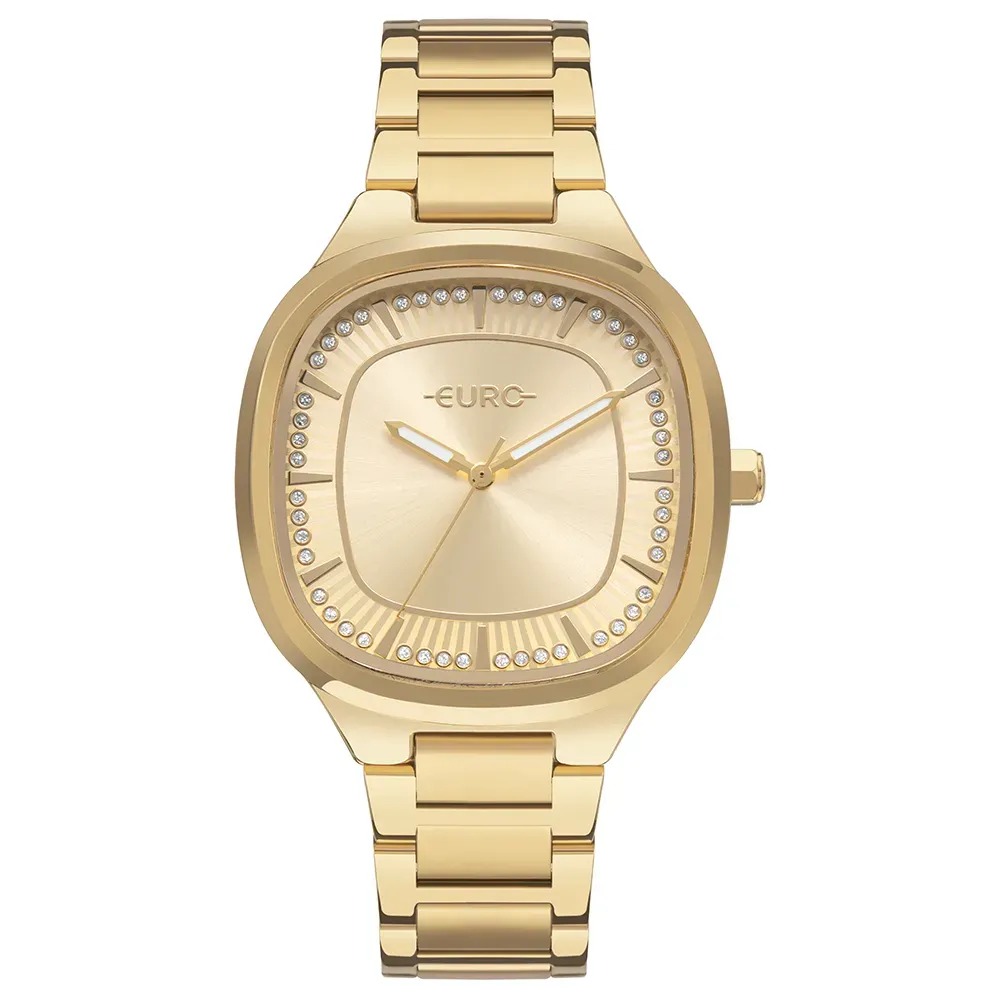 EU2036YWA/4D Relógio Euro Feminino Glitz Dourado