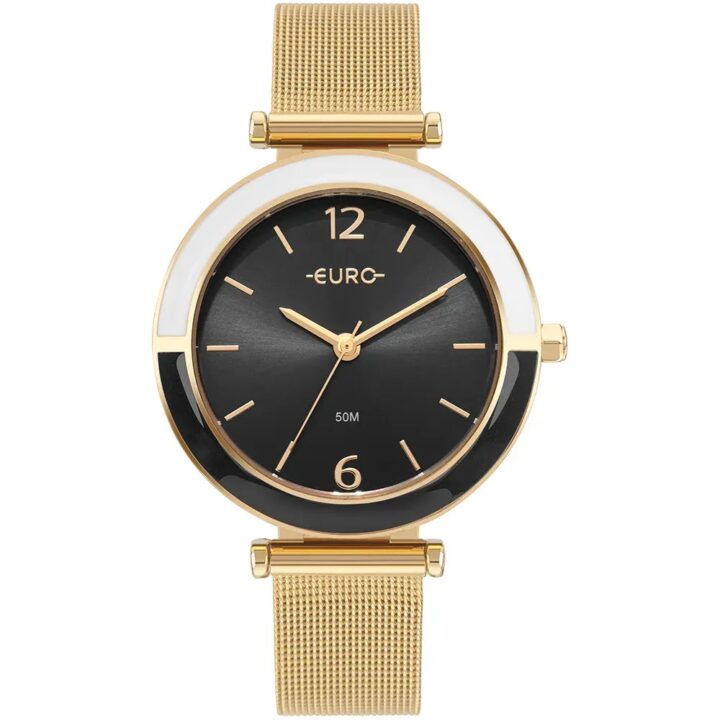 EU2035YXQ/4P Relógio Euro Feminino Glitz Dourado