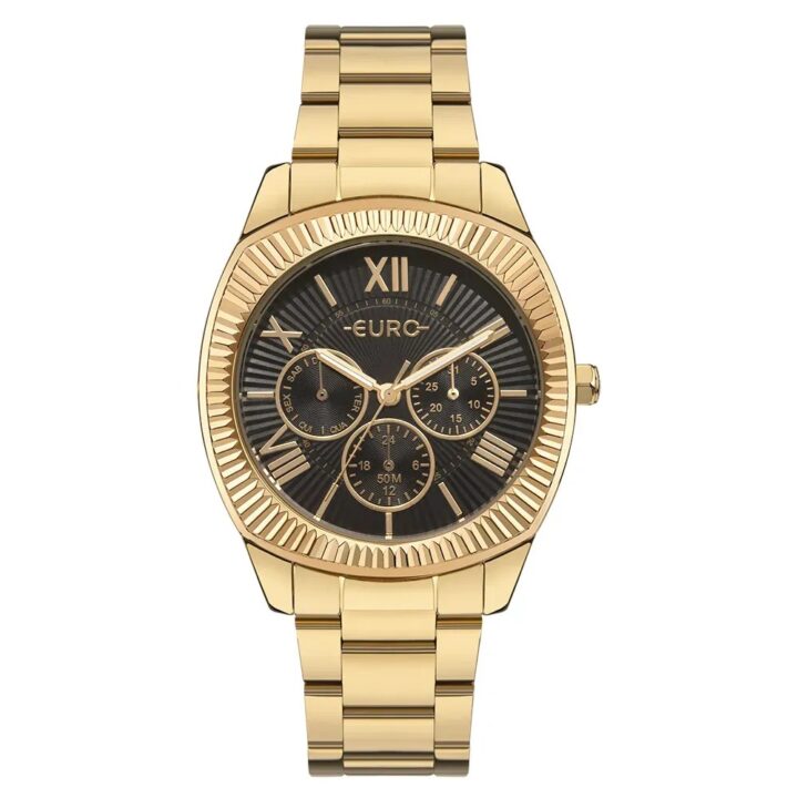EU6P29AJE/4P Relógio Euro Feminino Multiglow Dourado