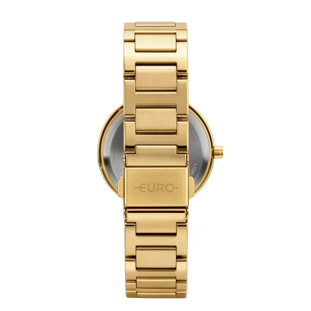 EU2035ZCA/K4D Kit Relógio Euro Feminino Mix Dourado