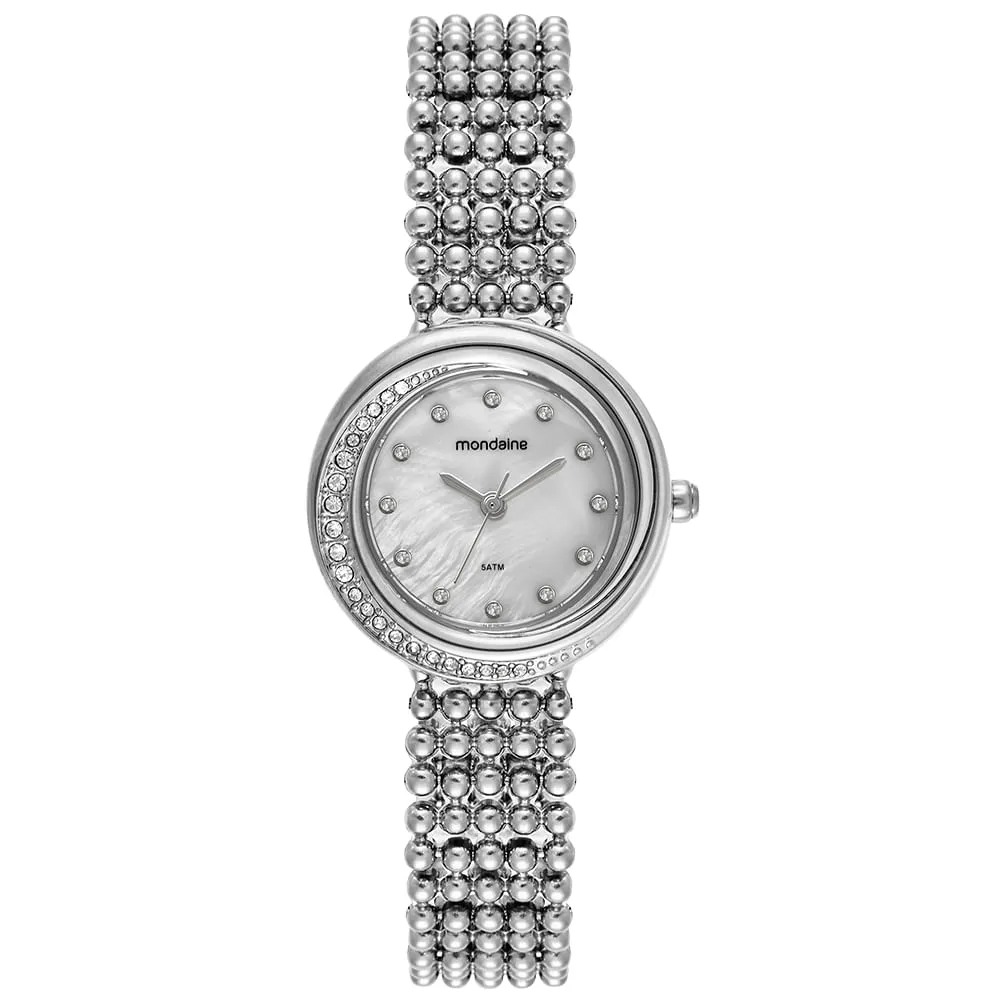 32978L0MVNM2 Relógio Mondaine Feminino Prata