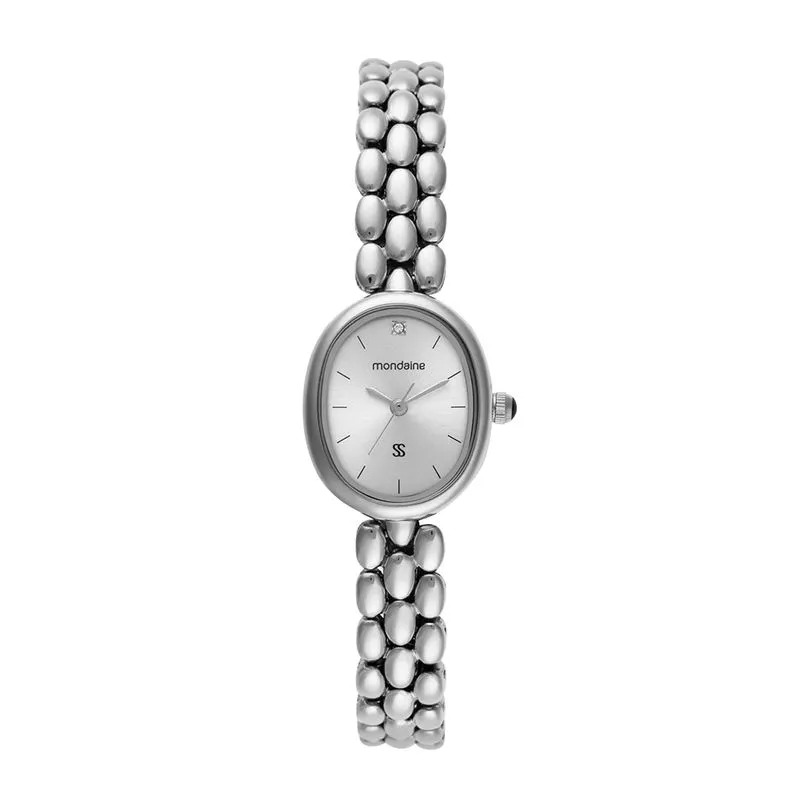 33051L0MVNM2 Relógio Mondaine Feminino Clássico Prata Sabrina Sato