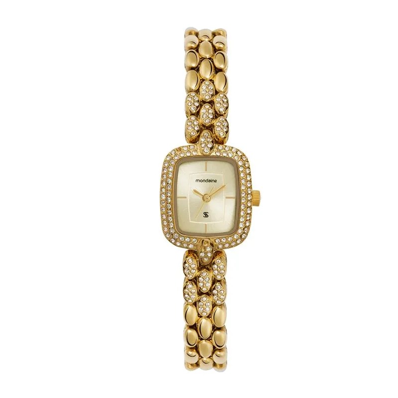 33048LPMVDM1 Relógio Mondaine Feminino com cristais Sabrina Sato