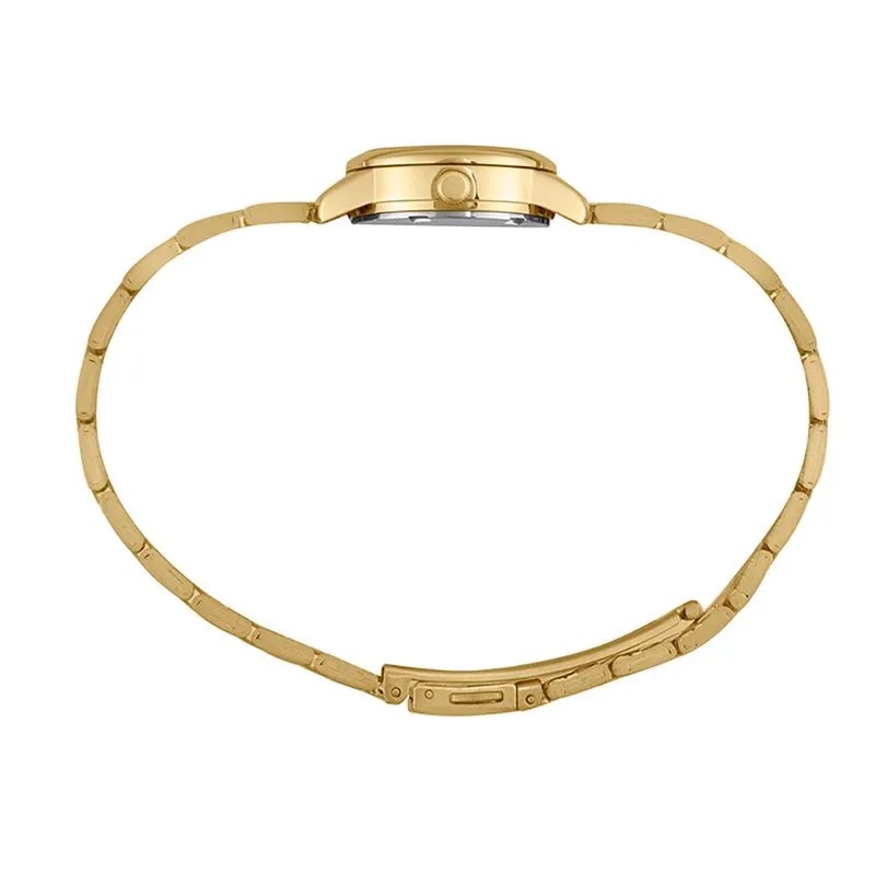 32751LPMVDE1 Relógio Mondaine Feminino Dourado Madrepérola