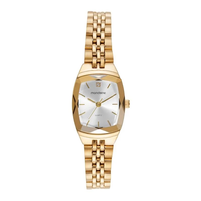 Relógio Mondaine Feminino Clássico Vidro Facetado