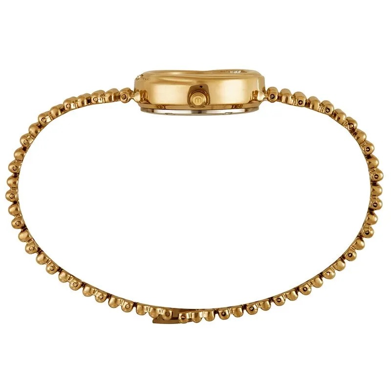 Relógio Mondaine Feminino Dourado Caixa Cristais