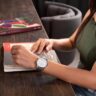 99716L0MVNE4 Relógio Mondaine Feminino Madrepérola Prata