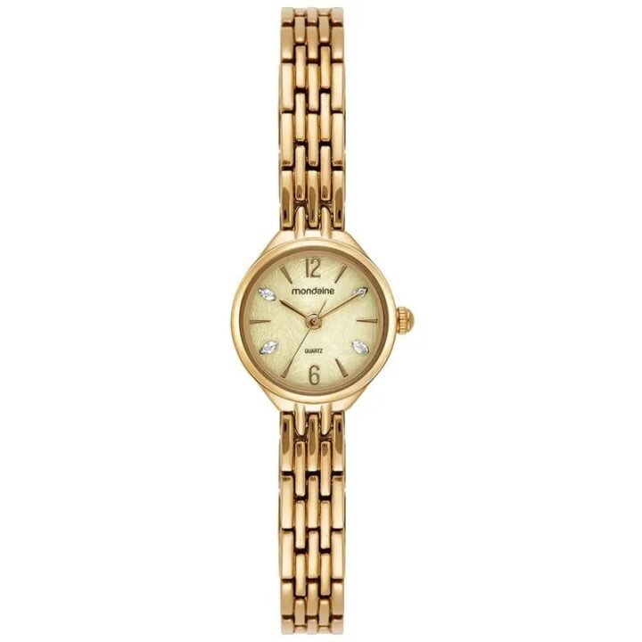Relógio Mondaine Feminino Dourado