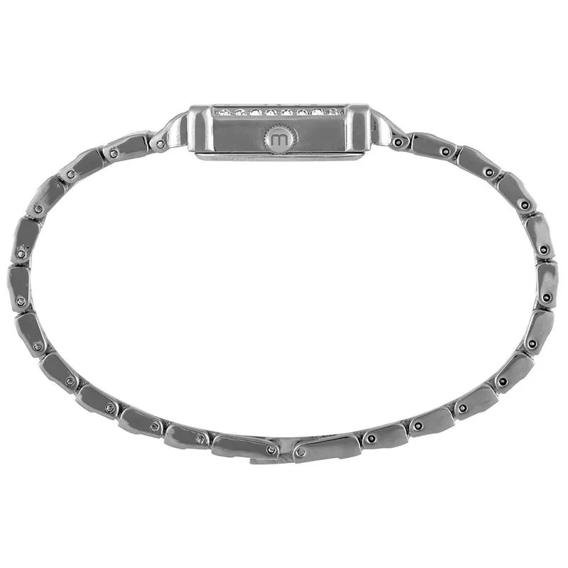 32989L0MVNM2 Relógio Mondaine Feminino Prata Quadrado Metal Index