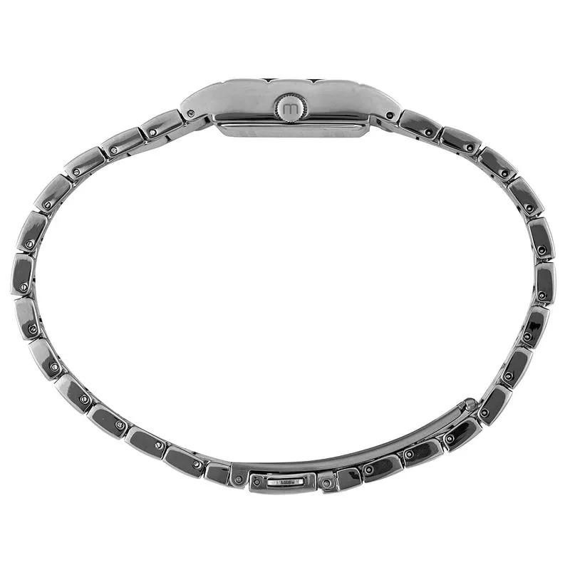 32981LPMVBM3 Relógio Mondaine Feminino Quadrado Bicolor