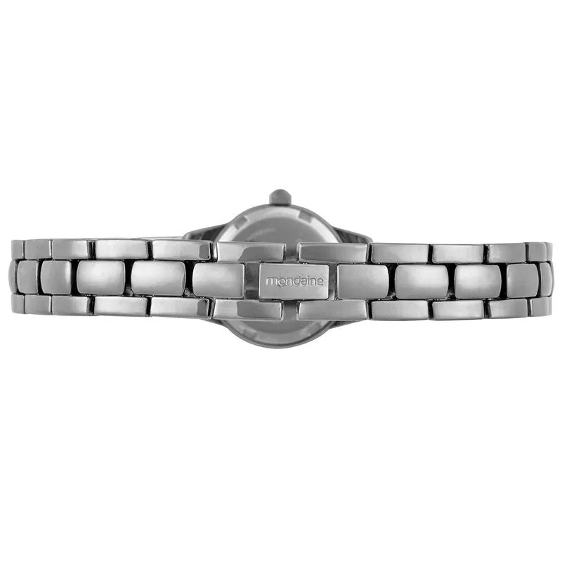32917L0MVNM2 Relógio Mondaine Feminino Prata Madrepérola