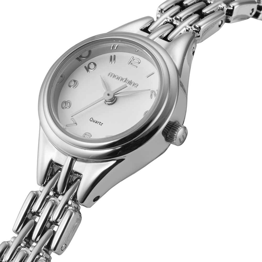 99855L0MVNM2 Relógio Mondaine Feminino Prata