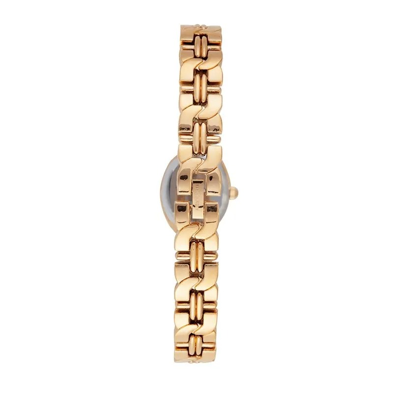 99783LPMVDM1 Relógio Mondaine Feminino Analógico Oval Dourado Cristais