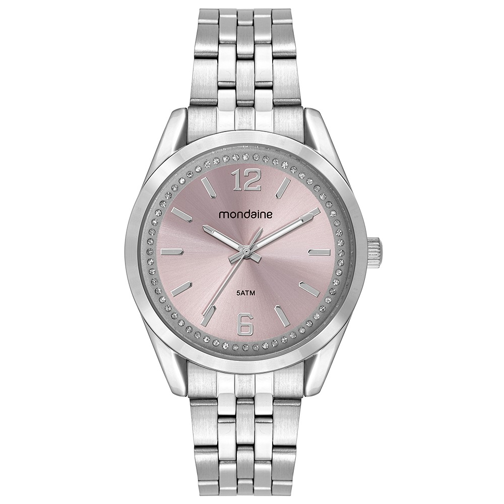 99872L0MVNE3 Relogio Mondaine Feminino Fashion Prateado