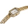 99781LPMVDE1 Relógio Mondaine Feminino Quadrado Dourado Madrepérola Cristais