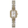 99781LPMVBE2 Relógio Mondaine Feminino Quadrado Bicolor Madrepérola Cristais