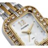 99781LPMVBE2 Relógio Mondaine Feminino Quadrado Bicolor Madrepérola Cristais