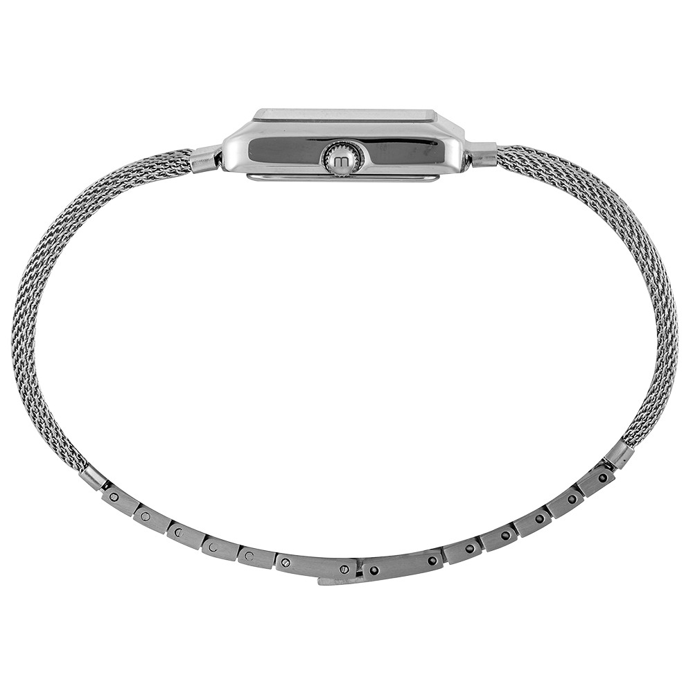 32986L0MVNE2 Relógio Mondaine Feminino Quadrado Prata