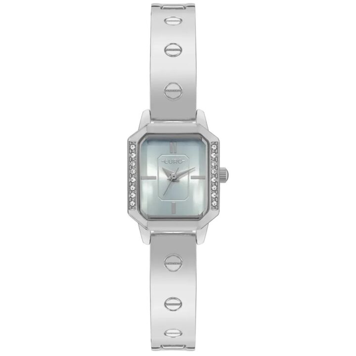 EU2035ZBF/5A Relógio Euro Feminino Bangle Lux Prata