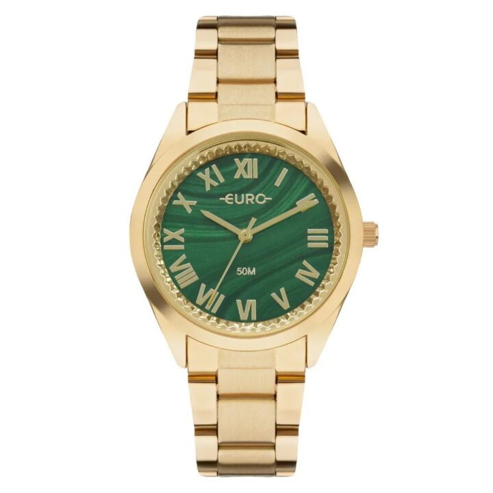 EU2035ZAR/4V Relógio Euro Feminino Glitz Dourado