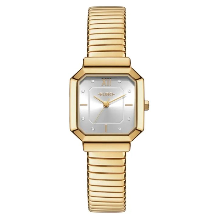 EU2035ZDI/5K Relógio Euro Feminino Serpentes Dourado