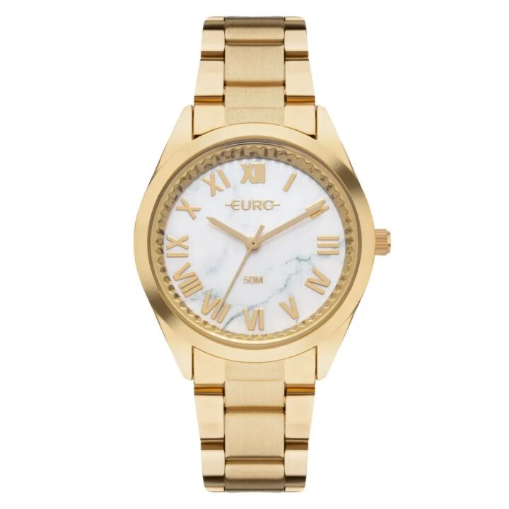EU2035ZAR/4B Relógio Euro Feminino Glitz Dourado