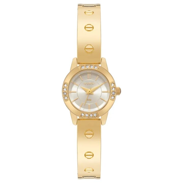 EU2035ZBI/5C Relógio Euro Feminino Bangle Lux Dourado