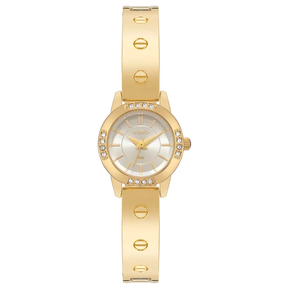 EU2035ZBI/5C Relógio Euro Feminino Bangle Lux Dourado