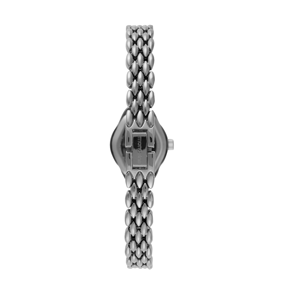 99858L0MVNM2 Relógio Mondaine Feminino Prata Cristais