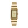 Relógio Mondaine Feminino Retangular Dourado